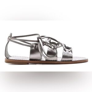 Madewell Silver Strappy Sandals‎